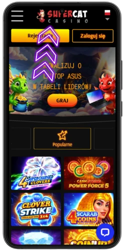 Strona główna Casino Cat na urządzeniu mobilnym