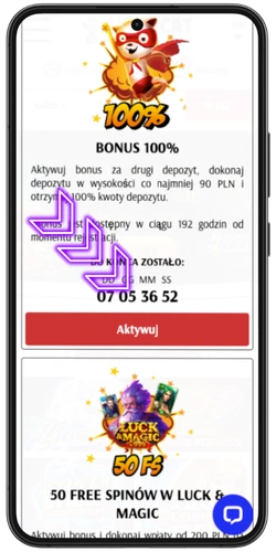 Aktywacja bonusu 100% w Casino Cat