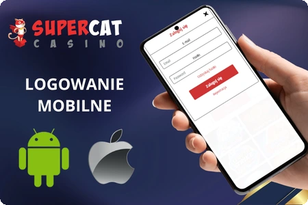 Logowanie mobilne do Casino Cat na Android i iOS