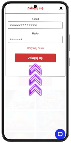 Potwierdzenie logowania w Casino Ca